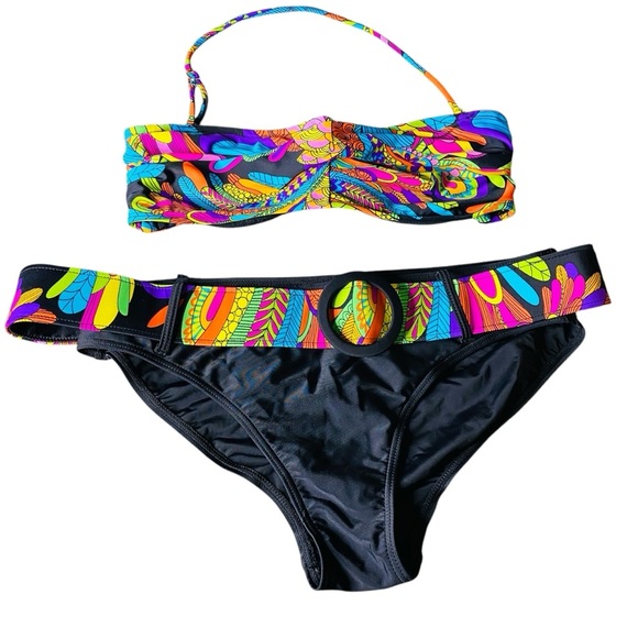 Retro Bikini Swimsuit - Picture 1 of 11